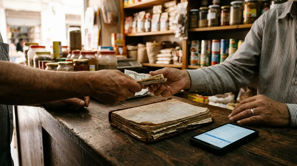 متابعة دفتر ديون الزبائن على الهاتف الذكي